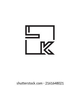 LK-Logobriefe in hochqualitativem professionellem Design, die gut auf allen Printmedien gedruckt werden können