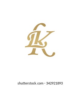 LK initial monogram logo