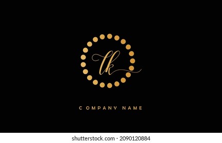 LK, KL Alphabets Letters Logo Monogram