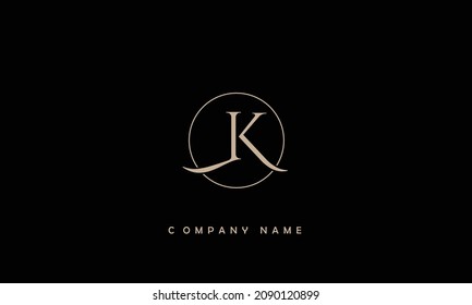 LK, KL Alphabets Letters Logo Monogram