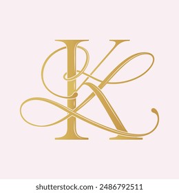 LK, KL, logo LK,Letter LK,monogram LK, vector, logo, Wedding Monogram Initials, Wedding Logo, Wedding Monogram,Logo Design, calligraphy,letters,alphabet