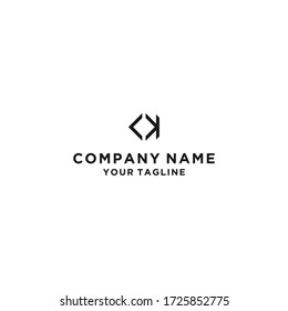Lk letter logo vector design