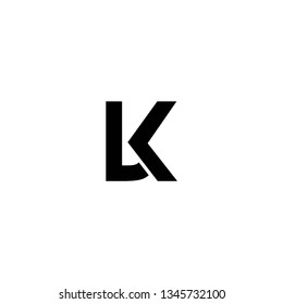 lk letter vector logo