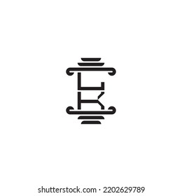 LK pillar concept in high quality professional design that will print well across any print media