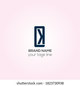 LK vector logo design, KL Creative logo design