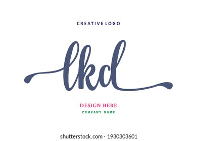 LKD lettering logo is simple, easy to understand and authoritative