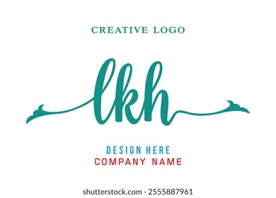 LKH lettering logo is simple, easy to understand and authoritative