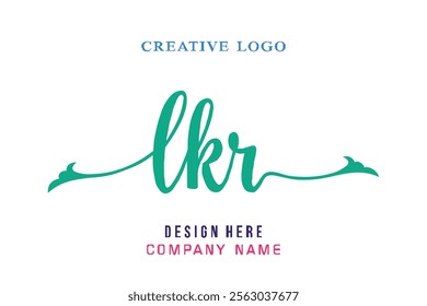 LKR lettering logo is simple, easy to understand and authoritative