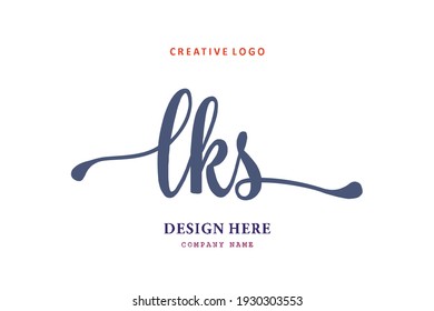 LKS lettering logo is simple, easy to understand and authoritative