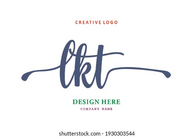 LKT lettering logo is simple, easy to understand and authoritative