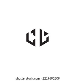 LL abstract concept in high quality professional design that will print well across any print media