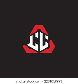 LL initial logo modern and futuristic concept for esport or gaming logo