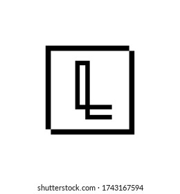 LL Initials Logo L Letter Logo