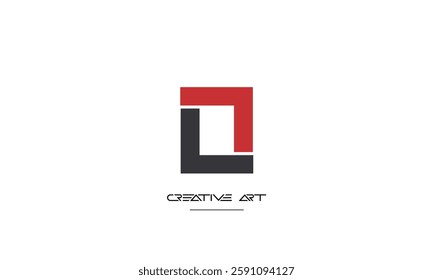 LL, L abstract letters logo monogram