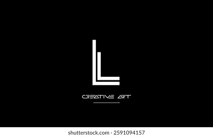 LL, L abstract letters logo monogram