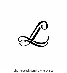 Ll L Letter Logo Design Vector Stock Vector (Royalty Free) 1747504613 ...