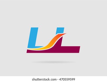 LL letter logo
