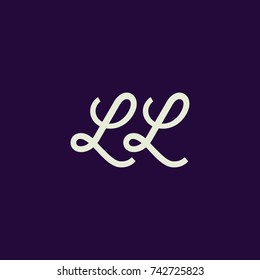 LL Letter Logo, Icon, Vector element design