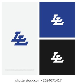 VECTOR de logotipo moderno de letra LL