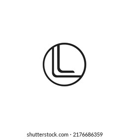 Ll Letters Logo Design Vector Stock Vector (Royalty Free) 2176686359 ...