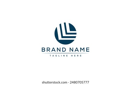 LL logo Design Template Vector Graphic Branding Element.