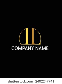 LL Logo design vector Monogram modern template 