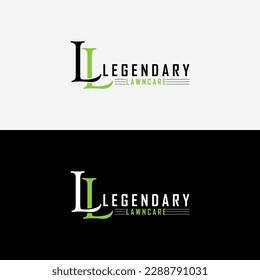 LL logo features the letters L and L in a modern sans-serif font with the L on the left being slightly larger and bolder than the one on the right. The letters are joined together creating Legendary