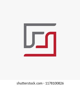 LL logo vector, L icon abstract, logo real estate, property icon abstract
