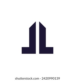 LL logo in white background