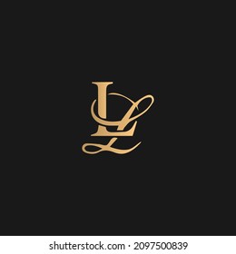 LL Luxury Business Logo, Modern Letter Logo  