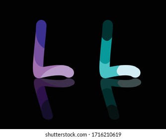 L.L modern style font suitable for logos and various designs