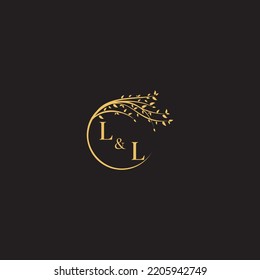 LL nature tree concept in high quality professional design that will print well across any print media