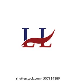 LL Swoosh Logo Vector