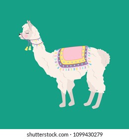 Llama alpaka illustration