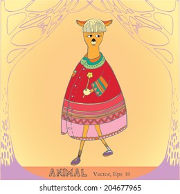 Llama cute