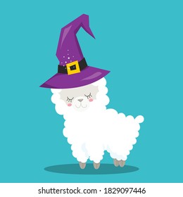 llama halloween design vector illustration