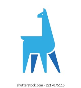 Llama Logo. Icon design. Template elements