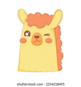 Lama perubian Comic Emoji-Charakter