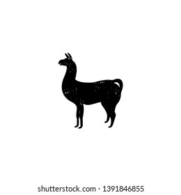 llama ranch farm logo design
