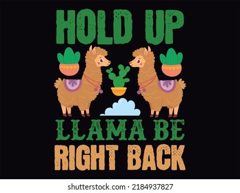 Llama  t-shirt design vector file