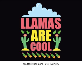 Llama  t-shirt design vector file