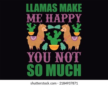 Llama  t-shirt design vector file