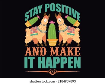 Llama  t-shirt design vector file