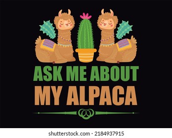 Llama  t-shirt design vector file