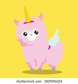 llama valentine design vector illustration