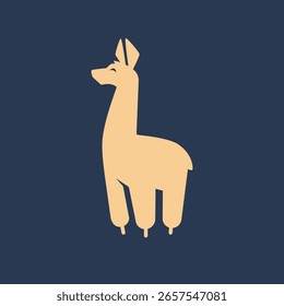 llama vektor abstrakt modern logo