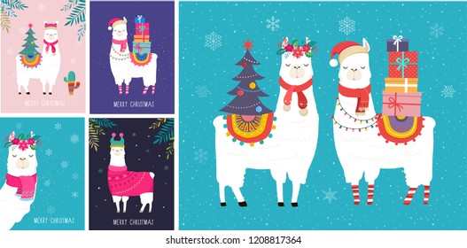 Download Christmas Llama Images Stock Photos Vectors Shutterstock PSD Mockup Templates