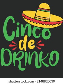 Llamas cinco de drinko vector illustration. Llamas background