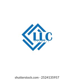 LLC logo. LLC shield logo design. LLC logo for technology, business and real estate brand