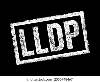 LLDP significa Link Layer Discovery Protocol (protocolo de descoberta de camada de link), é um protocolo de camada 2, neutro em relação ao fornecedor, usado por dispositivos de rede para anunciar sua identidade, seus recursos e seus vizinhos em uma LAN, carimbo de conceito de texto